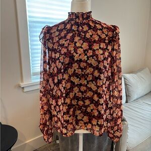 Sanctuary Floral Chiffon Blouse